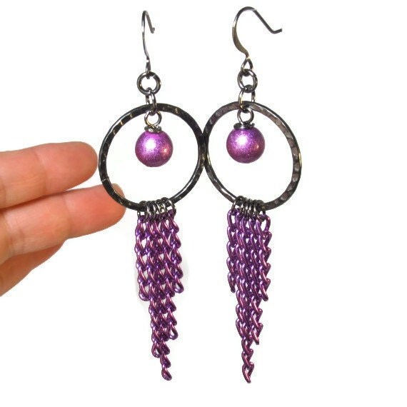 waterfall fringe earrings