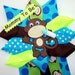 Monkey Baby Shower Corsage - Baby Boy - Ready To Ship