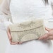 Vintage 1950's Creme Beaded Formal Clutch /// WEDDING Purse