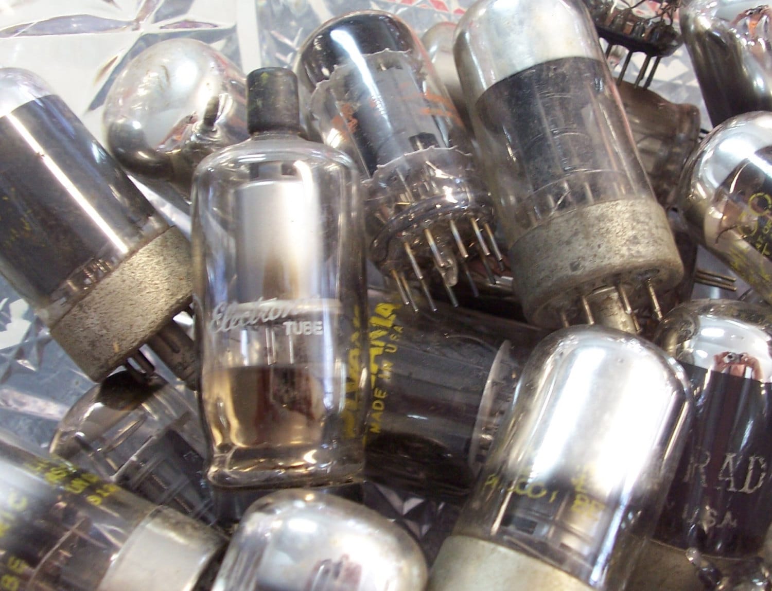 VINTAGE TV Radio Vacuum Tubes Thirty 30 Vintage Used Vacuum