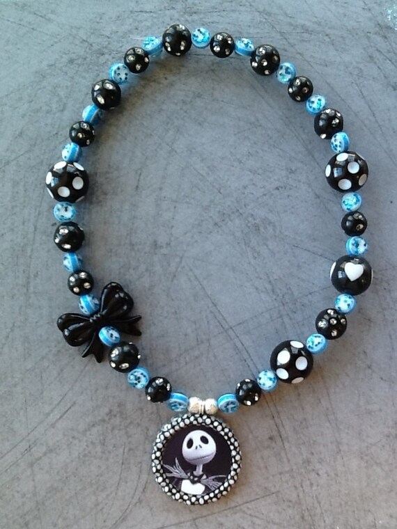 The Nightmare Before Christmas Jack Skellington Stretch Necklace