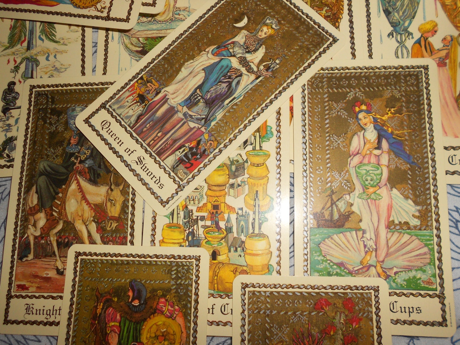 Tarot The Medieval Scapini Tarot Vintage Luigi
