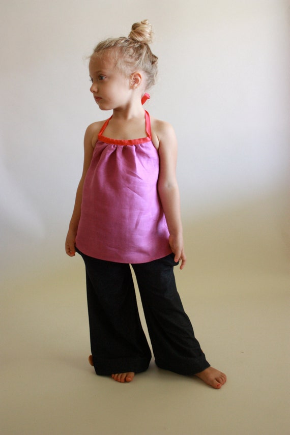 30 minute summer halter / pdf sewing pattern sz 12m to 14/16