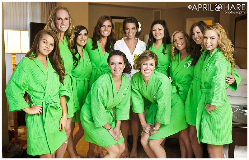 11 Personalized Wedding Spa Robes by EmbroiderybyMelissa on Etsy