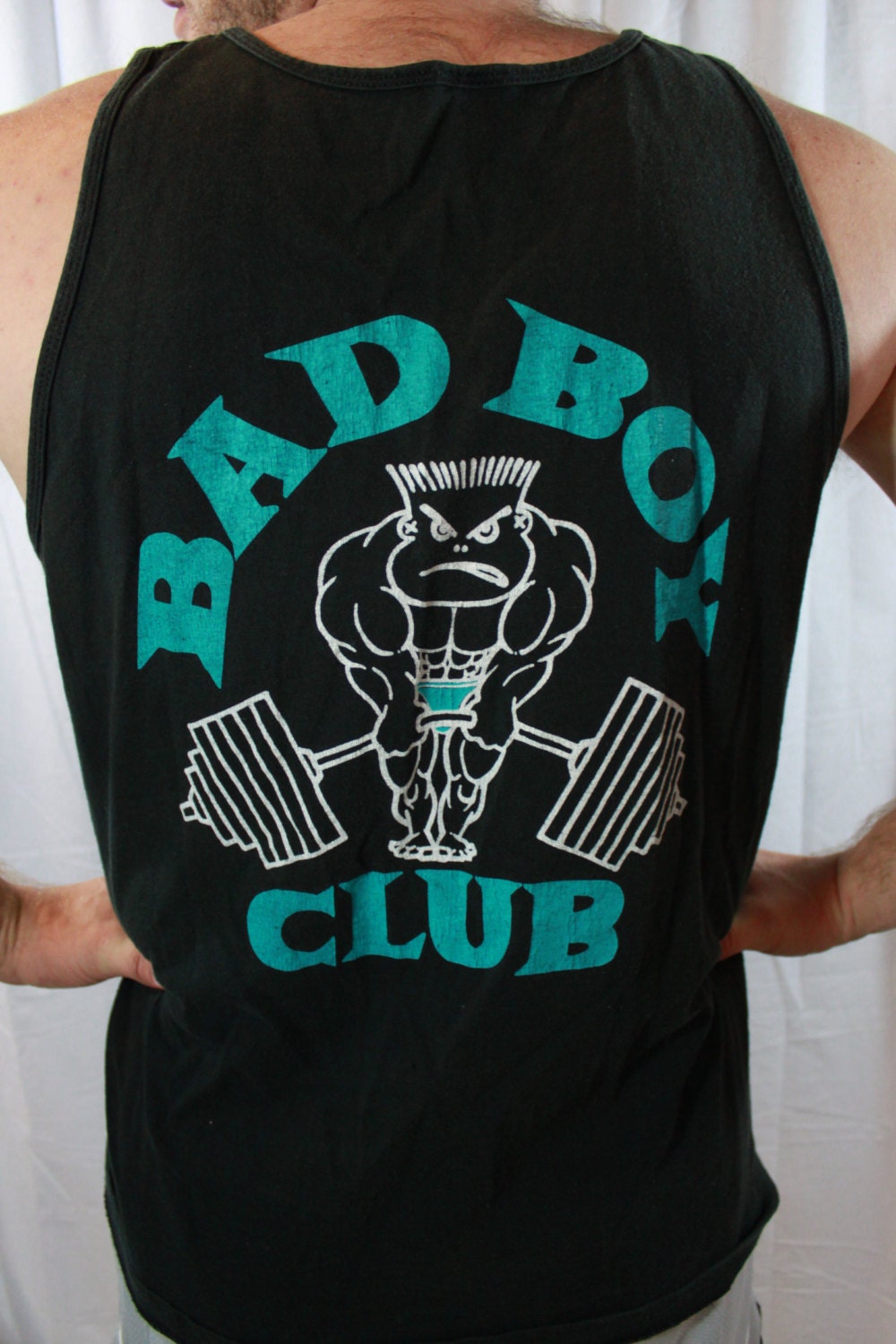 Retro Mens Tank Top Bad Boy Club