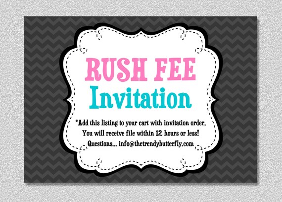 INVITATION RUSH FEE Il_570xn