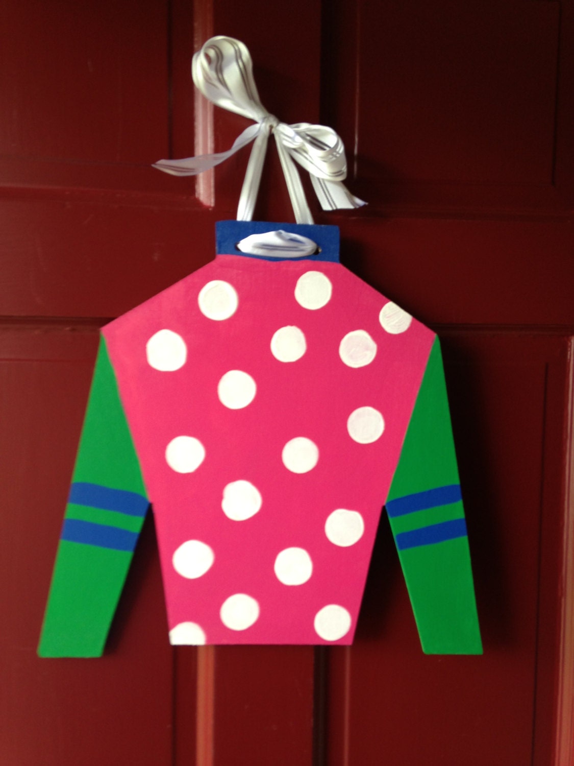 KENTUCKY DERBY door hanger Ky Derby party KY sign Jockey