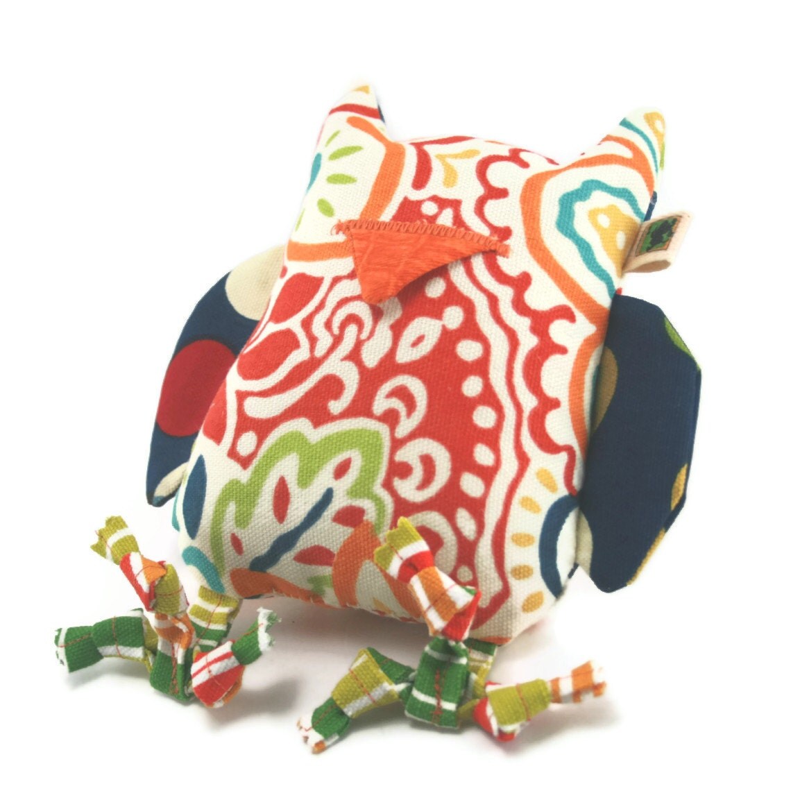 Extra Durable Dog Toy Owl 'DOUBLE FABRIC LAYER