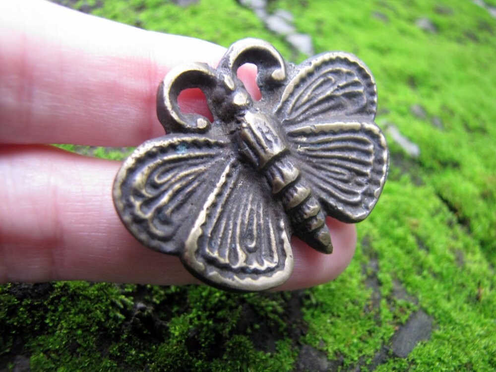kupu kupu butterfly small rustic brass drawer pull from kupu kupu butterfly small rustic brass drawer pull from