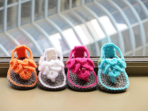 Crochet Pattern Crochet Baby Sandals by CrochetBabyBoutique