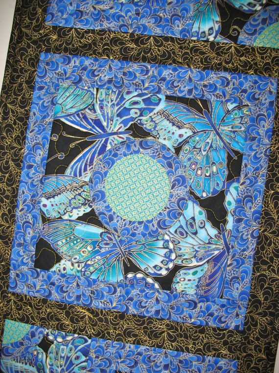 Shimmer Wall Art Quilted or Table Runner in by PicketFenceFabric