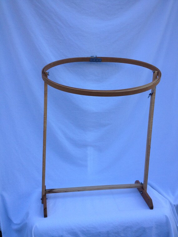 Vintage Oval Quilting Hoop with Stand