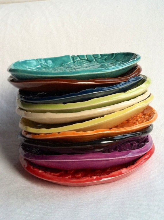 Items similar to Small Plates ceramic, various colors on Etsy