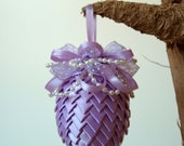 Easter Egg Ornament Made From Ribbon