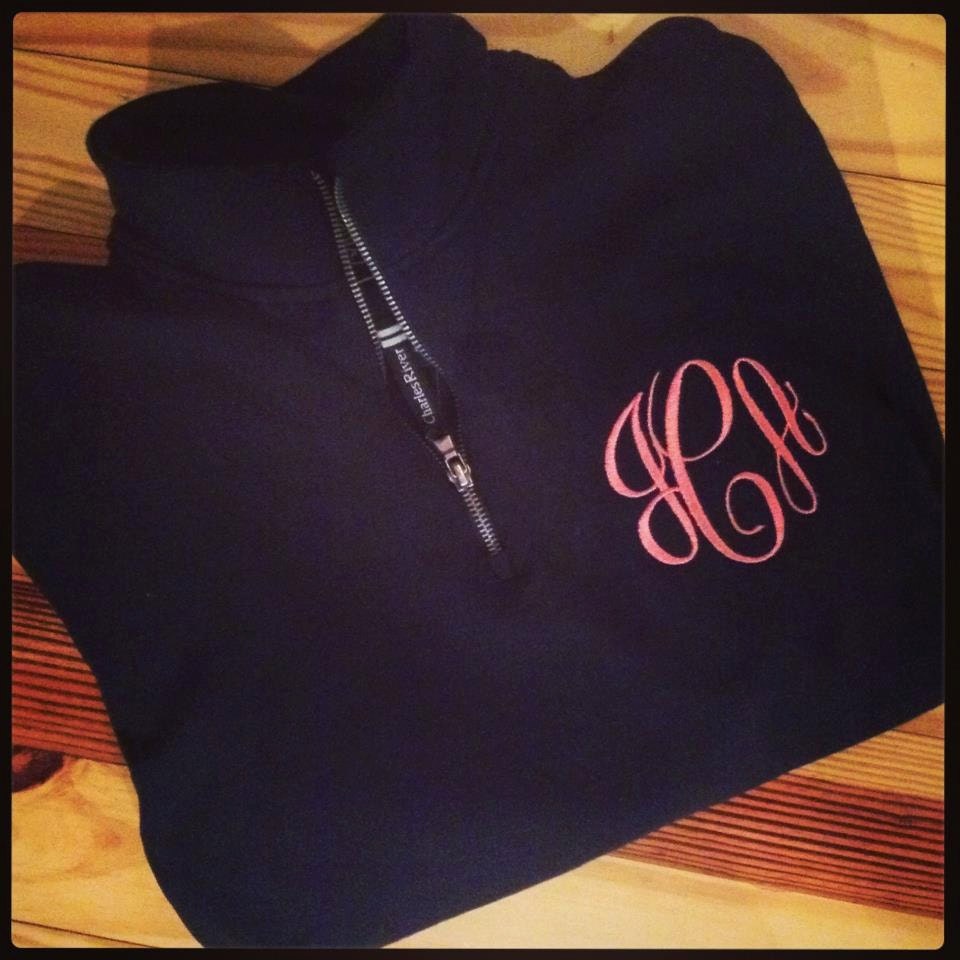 monogrammed oversized shirts