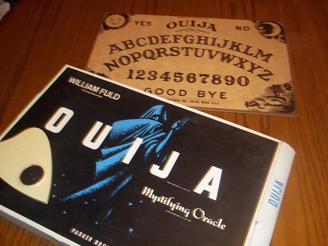 Vintage Ouija Board by Parker Brothers Inc Mystifying Oracle