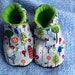 Spring Blue Bird Baby / Toddler Soft-Soled Leather slipper Shoes