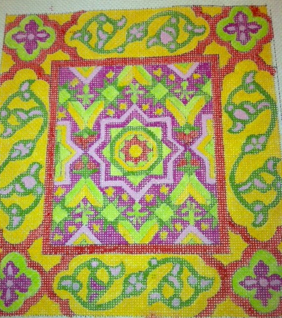 Items similar to Mosaic, Size 8"x8" Needlepoint kit, 18pt mesh