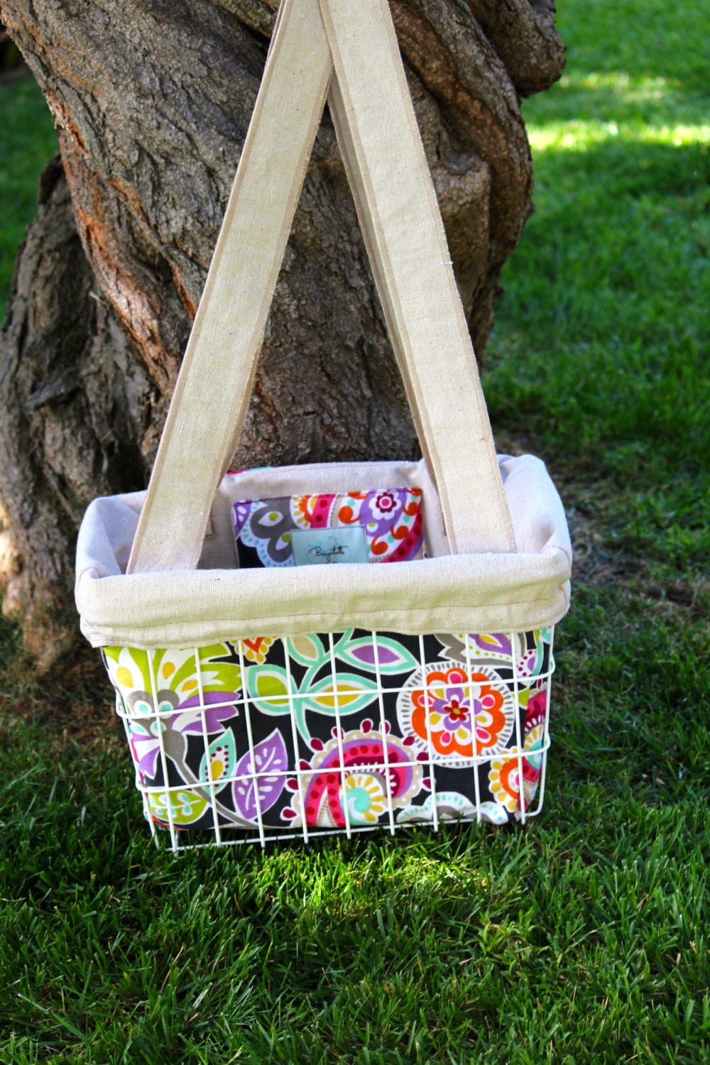 Download INSTANT DOWNLOAD Bicycle Basket Liner Pattern PDF 4 Liner