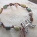 Beaded Bracelet/Western Bracelet/Macrame Bracelet/Horse Jewelry/Hemp Jewelry/Cowgirl Jewelry/Southwestern Jewelry