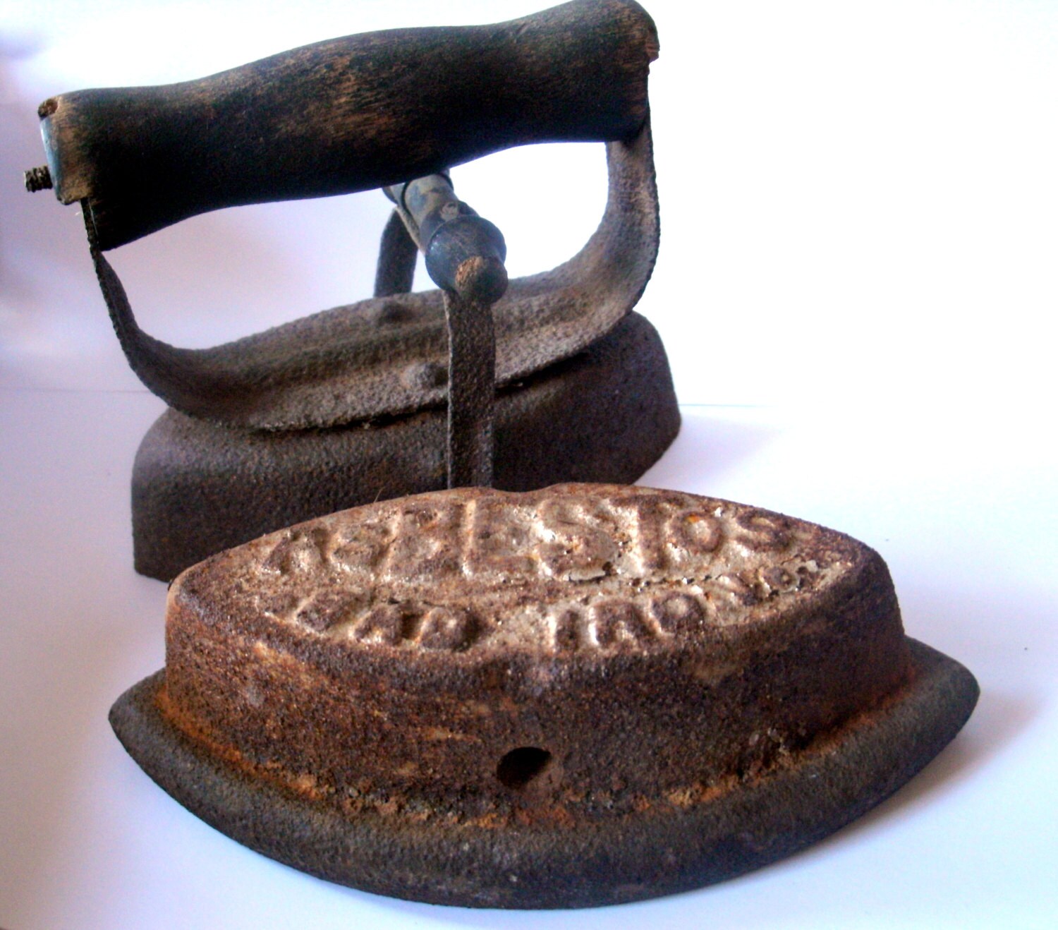 Small Antique Sad Iron 5 Inches by countrysidepeddler on Etsy