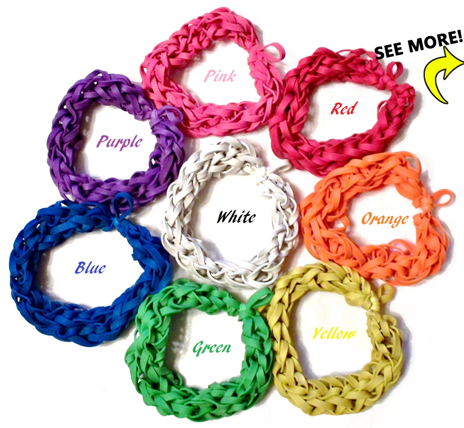 Customize Your Own Rubber Band Bracelet Bungle Bands