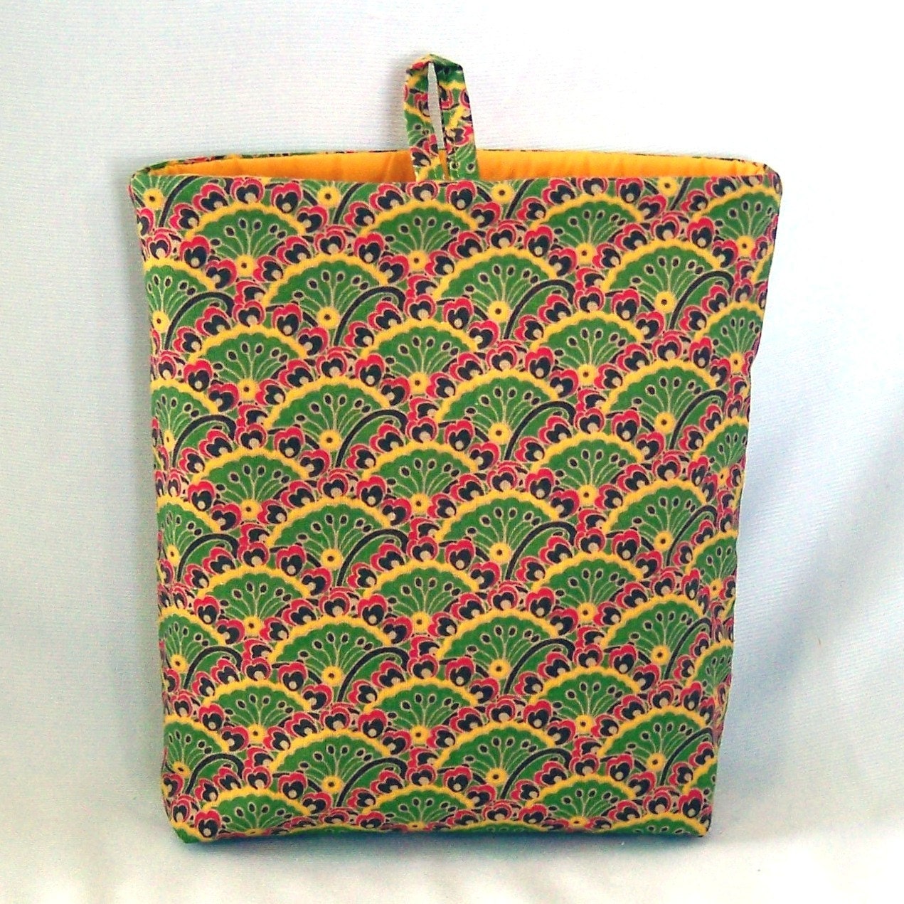 Green Cosmetic Bag Makeup Bag Clutch Purse Fabric Bag