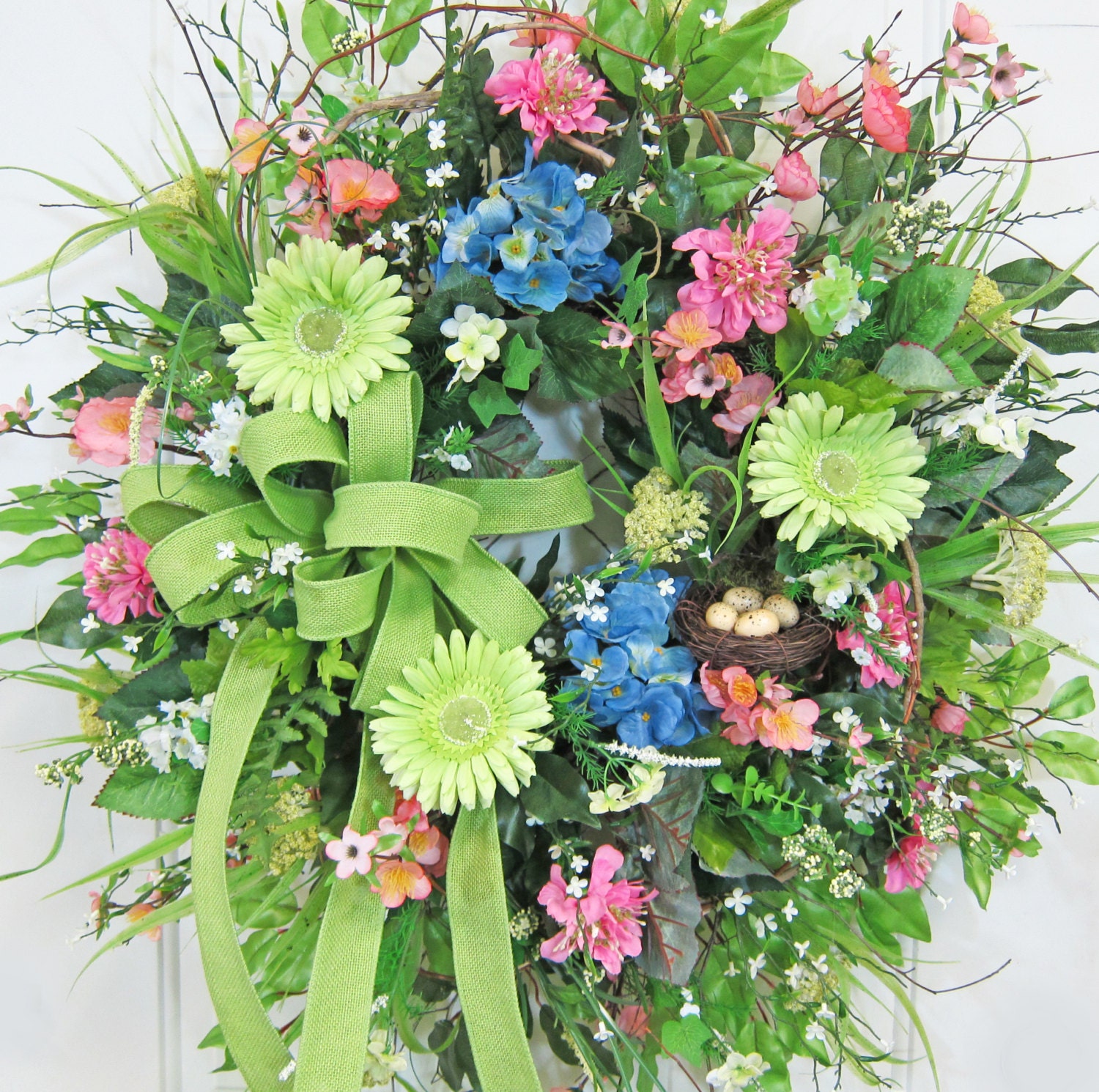 XXL Spring & Summer Door Wreath Wreaths for all Seasons
