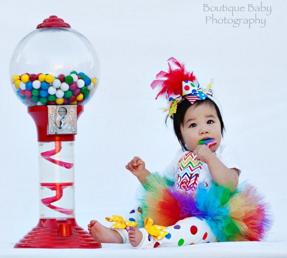 Birthday Girl Bloomers rainbow first birthday bloomers