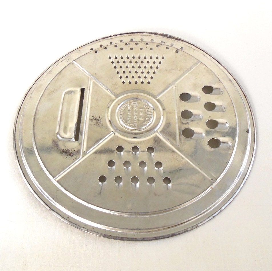 Moran 5 in 1 Kitchenaid Cheese Grater Shred Slice Vintage