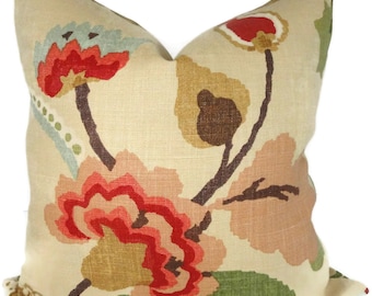 Schumacher Khantau Tree Decorative Pillow Cover Accent Pillow - Throw pillow