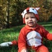 Size 6-12m Rusty Red Fox Baby Onesie Costume with Hat - Lil' Creatures
