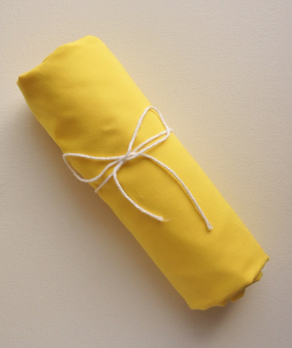 Fitted Crib Sheet Yellow Solid Crib Sheet Flat Crib by ModFox