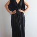 Long Black Funky Kimono Butterfly Tube Maxi Dress: Elegant Collection