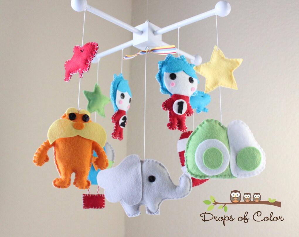 Baby Crib Mobile Baby Mobile Dr. Seuss by