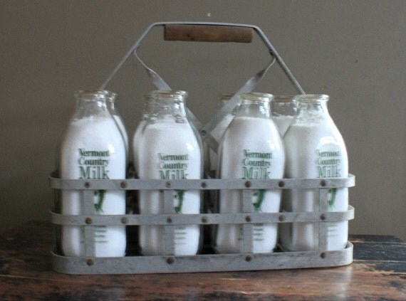 Antique Milk Bottle Carrier