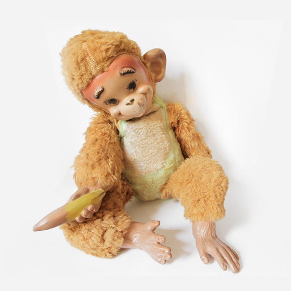 1960's stuffed monkey