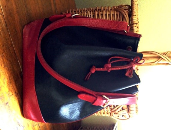 Vintage Louis Vuitton Handbag Epi Leather Noe Bag Black