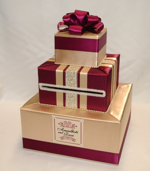 Elegant Custom Made Card Box-any color combination