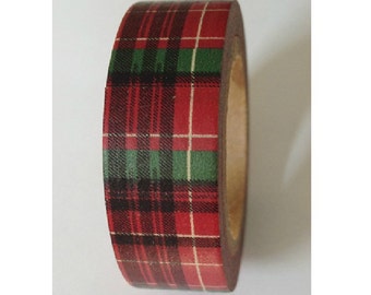 Tartan - Japanese Washi Masking Tape - 11 yards