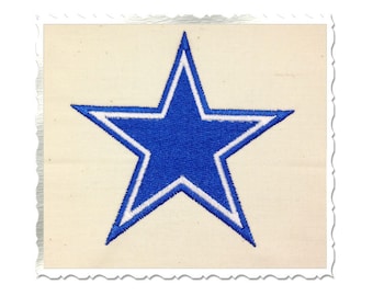 Star Machine Embroidery Design - 4x4 Hoop