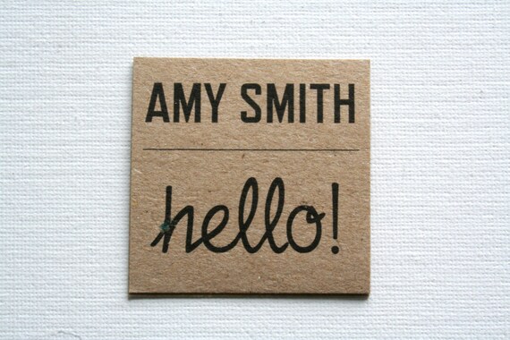 carte de visite kraft recycle