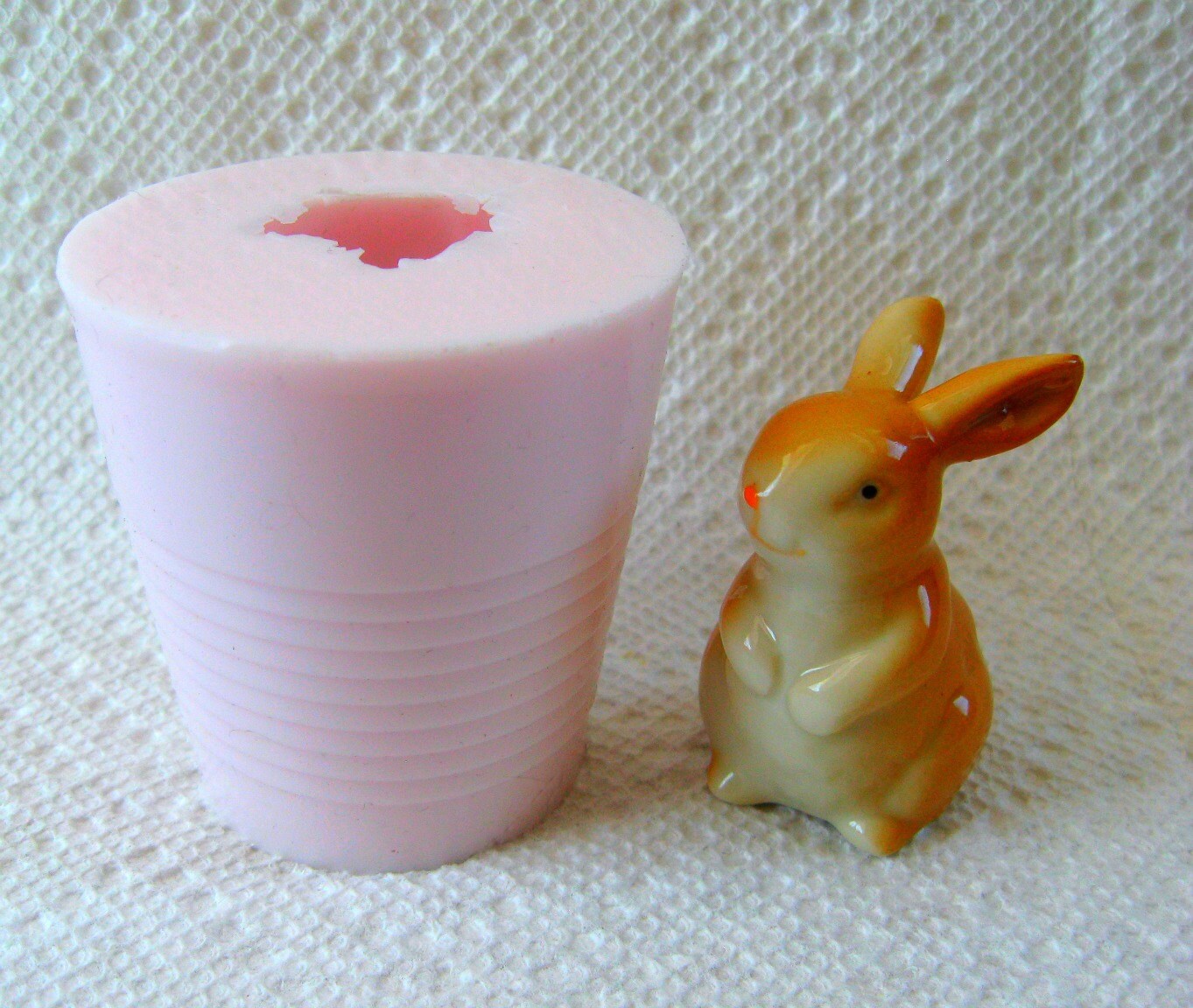 3 D Bunny Rabbit Flexible silicone mold mould for by Moldstuff