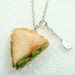 Slice Of Apple Pie Pendant. Polymer clay