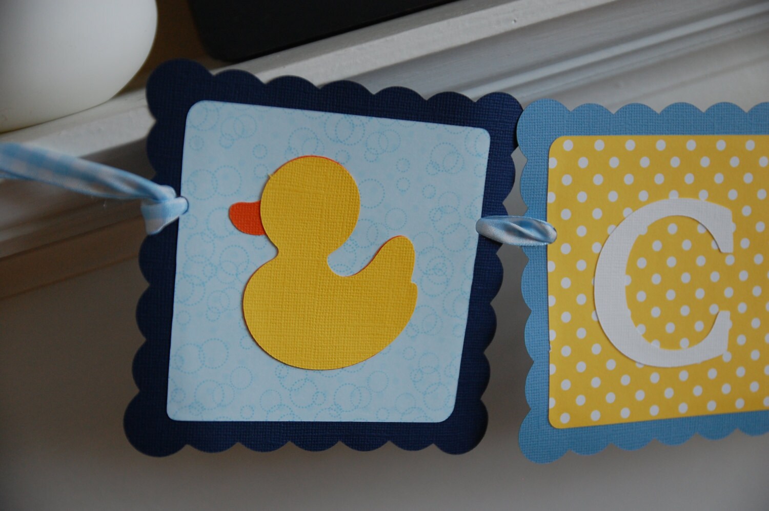 Duck Banner Duck Name Banner Rubber Duck Birthday Rubber