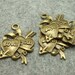 10Pcs 26x35mm Antique Bronze Brass Arrow Throught Heart Pendant Metal Findings Antique Metal Heart Charms (6318)