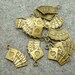20PcsAntique Brass Tone Base Metal Charms Findings- Playing Card Pendant (2096)