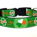 Holiday Dog Collars Kiss Me I'm Irish St. Patricks Day