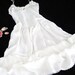 Vintage Nightgown: Papillon Paula Carbone. Ivory White, Sequins, Lace & Faux Pearls. Size MEDIUM
