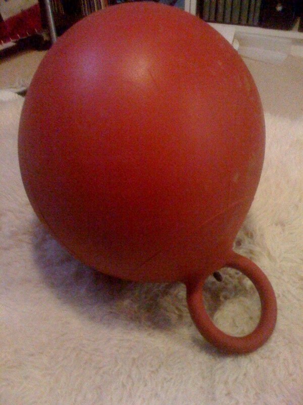 vintage Hoppity Hop bouncing rubber jumping ball balloon